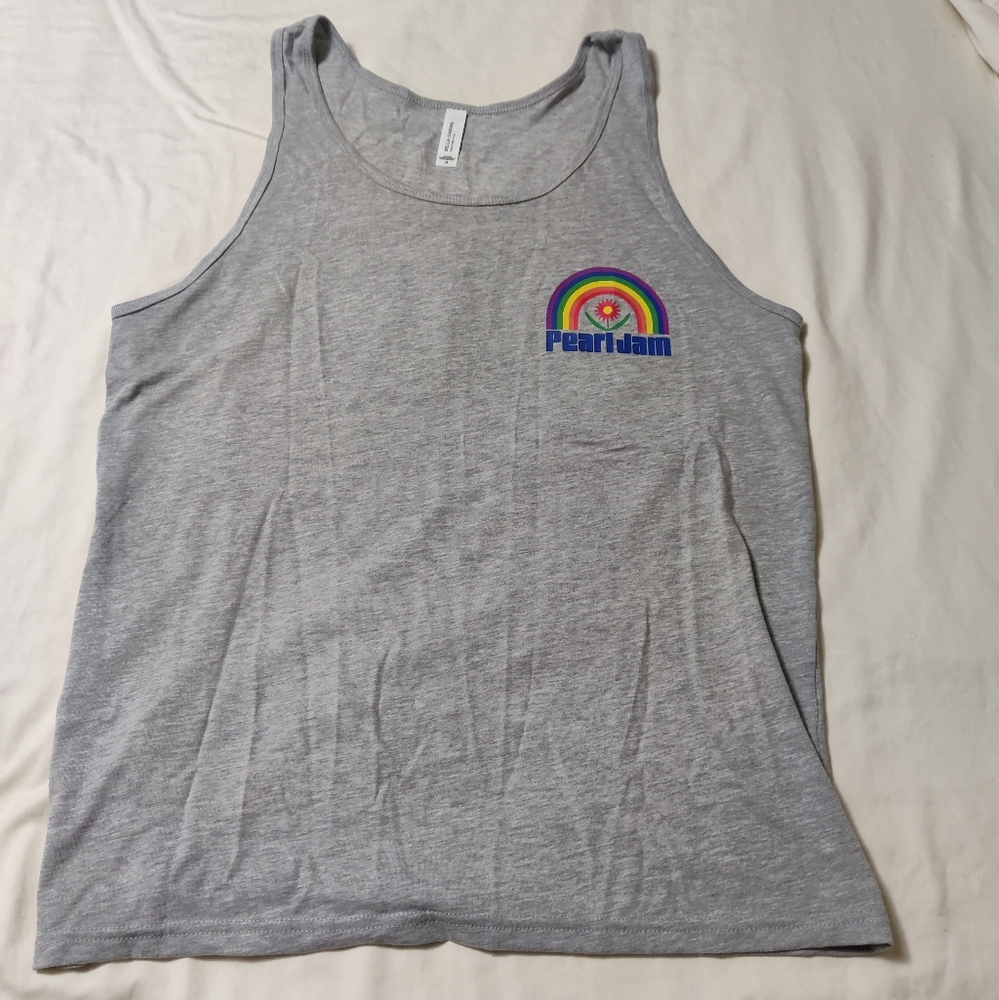 Peal Jam Dark Matter Tour 2025 Gray Tank Top